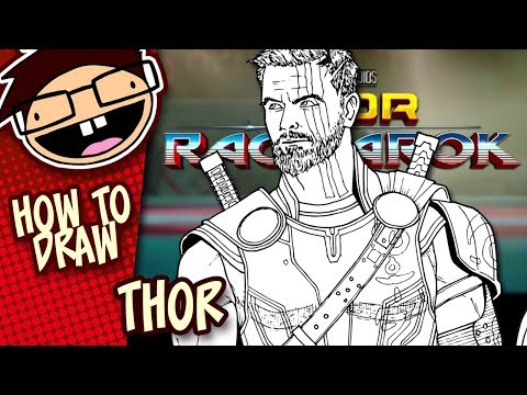 How to Draw THOR (Thor: Ragnarok) 