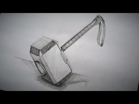 Mjölnir How to draw Thor