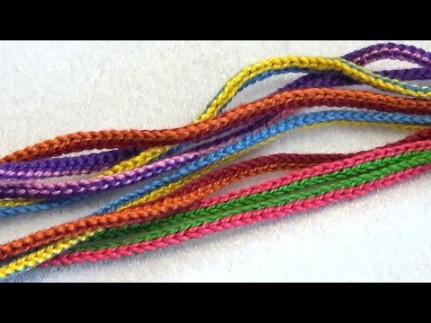 Как связать шнур для слингобус (МК №5) // Crochet Cord for Necklace
