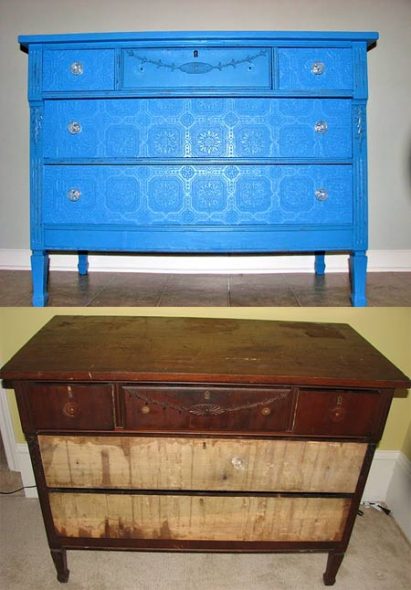 декор мебели до и после