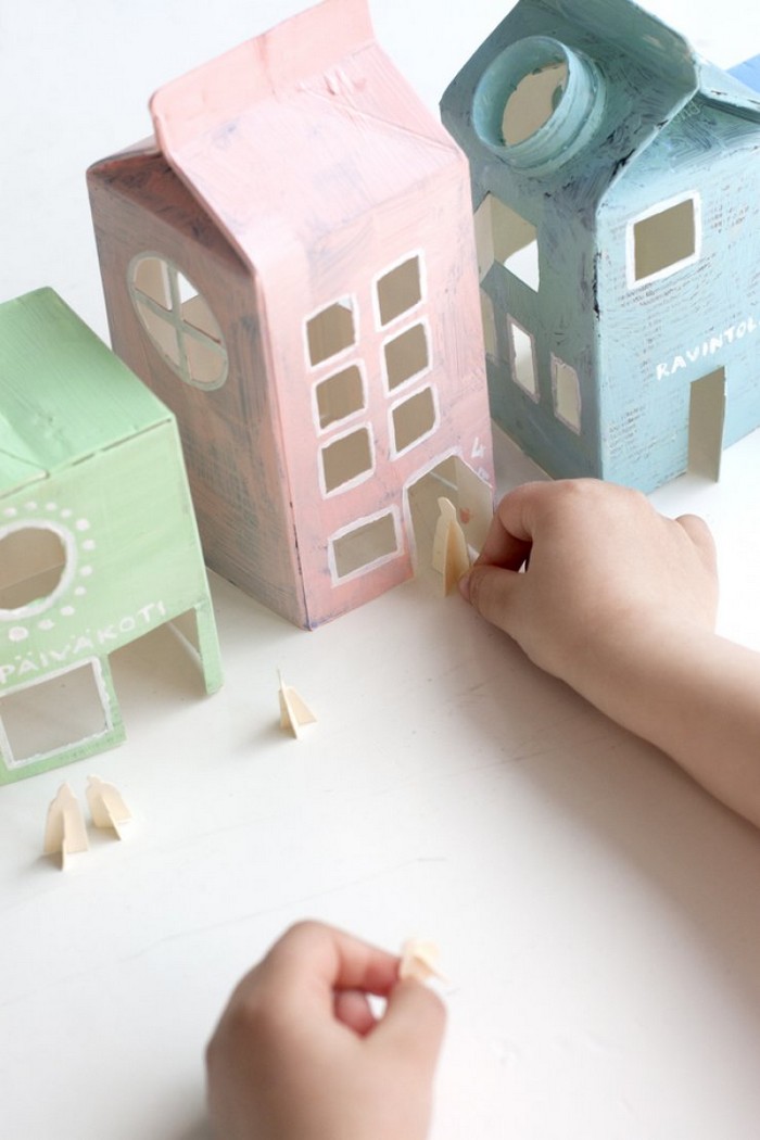 Способы превратить старый картон в отличные детские игрушки
