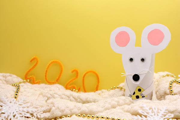 Бумажные мышки - отличная идея для детского творчества