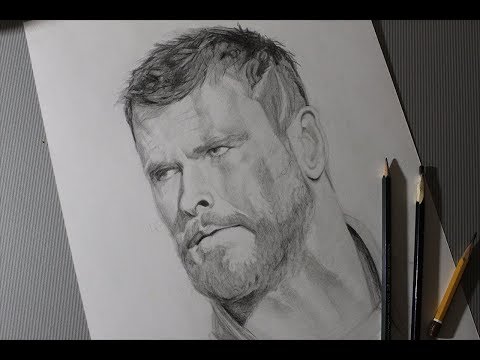 Speed Drawing: Thor (Тор карандашом)