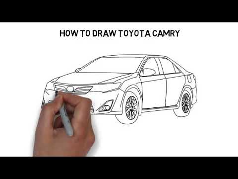 How to draw Toyota Camry