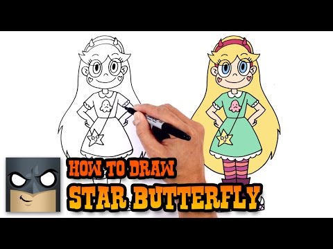 How to Draw Star Butterfly 
