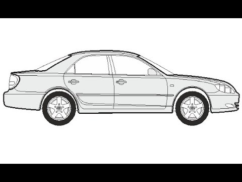 How to Draw a Toyota Camry / Как нарисовать Toyota Camry