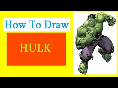 Speed drawing: Hulk / Быстрое рисование. Халк