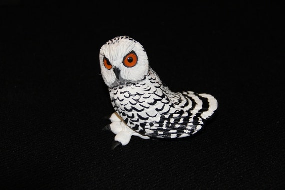 Cermic Bird Sculpture- Owl Art - Hand Sculpted Ceramic Owl - Unique Gift