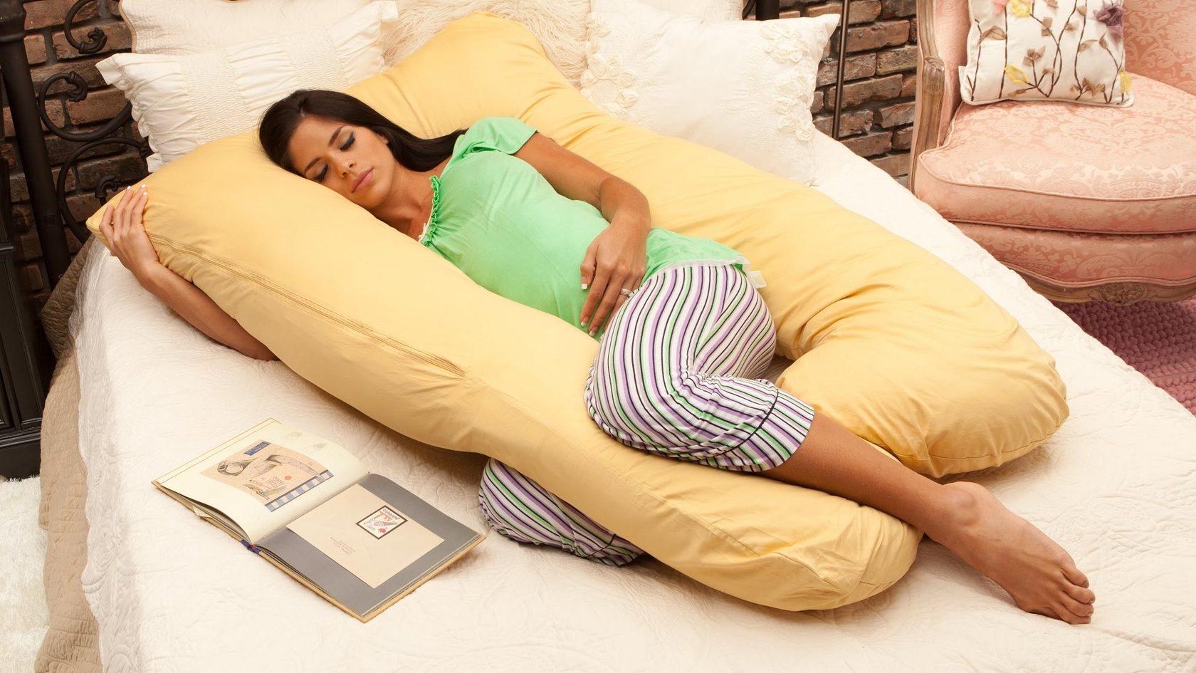 подушка для беременной в форме подковы