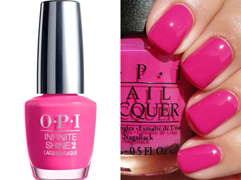 Ярко-розовый лак для ногтей OPI Girl Without Limits