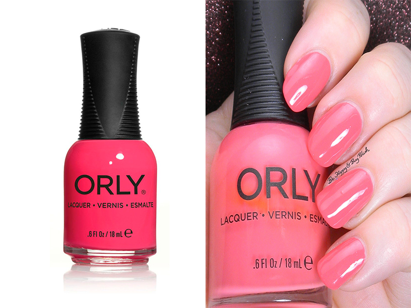 Ярко-розовый лак для ногтей Orly Blush