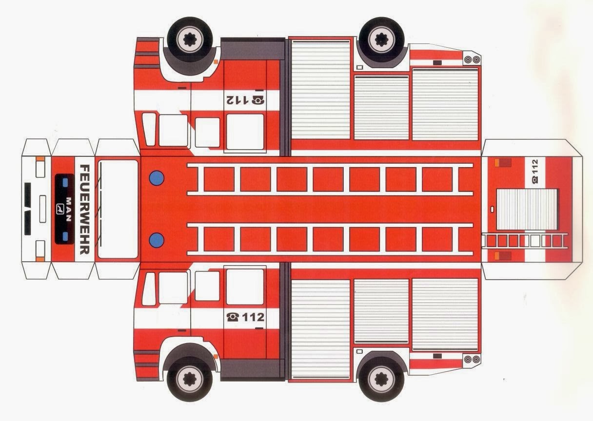 Как делать пожарную машину
