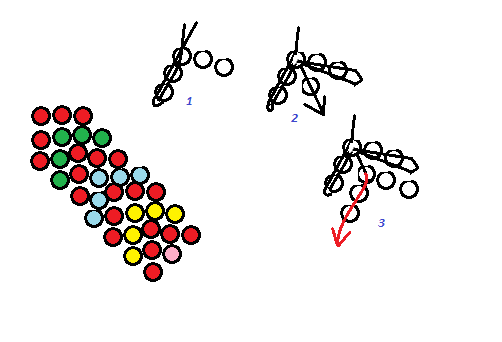 браслет из бисера схема