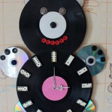 Часы «Умка» из пластинок и дисков