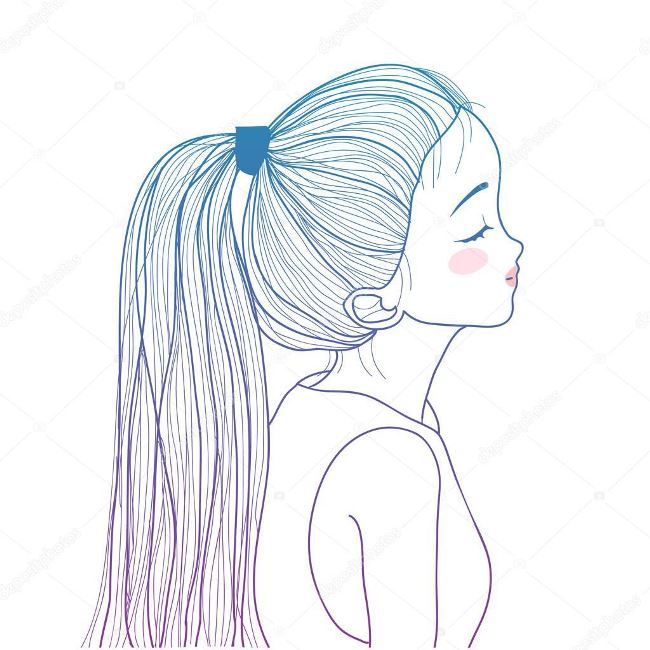 Картинки карандашом для срисовки девушки со спины легкие (26)