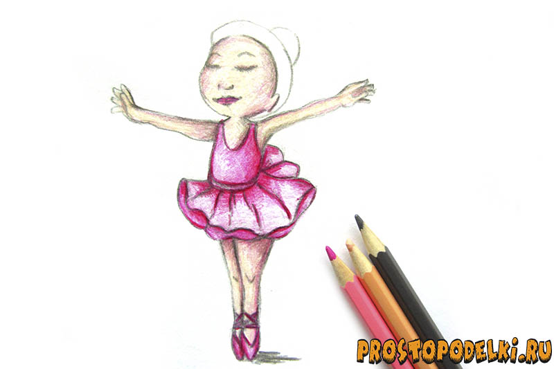 Как нарисовать балерину-08