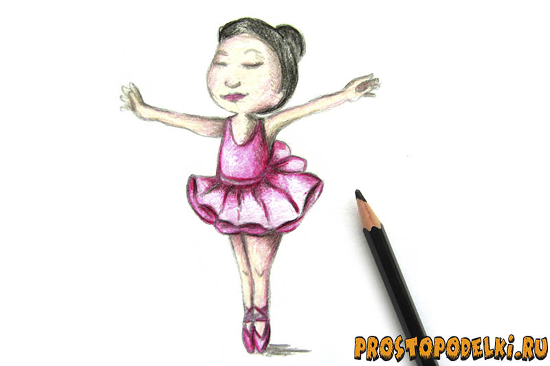 Как нарисовать балерину-09