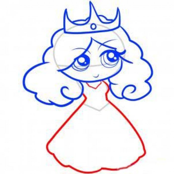 Как нарисовать принцессу, фото 7