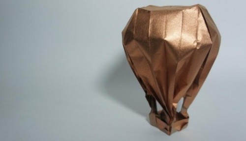 Воздушный шар оригами за схемой Jason Lin