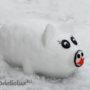 Свинья из снега — как слепить