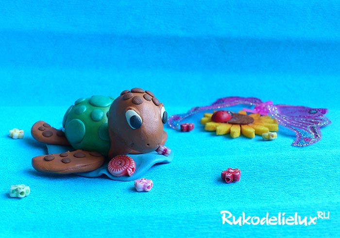 Черепаха из пластилина