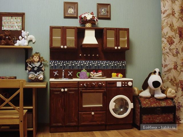 детская игровая кухня, кухня для девочки, игрушечная кухня