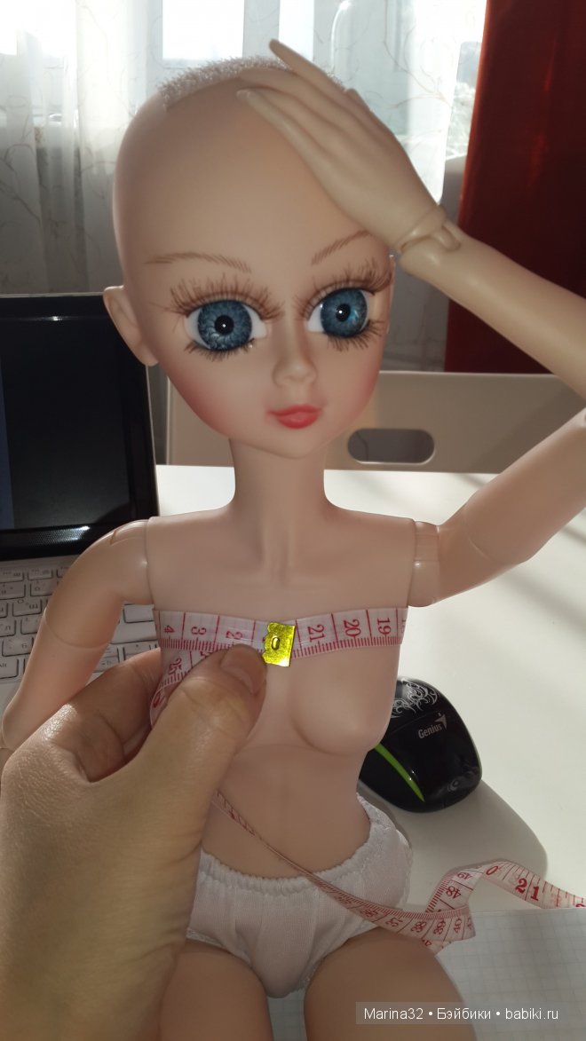 Как я строю выкройку для куклы
