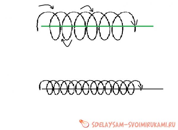 Елка из мишуры