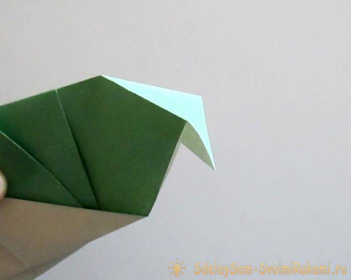 Как сделать птичку оригами