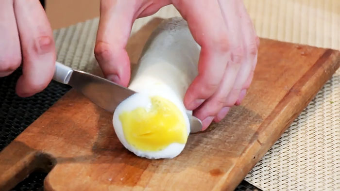 Прямые длинные яйца готовим дома