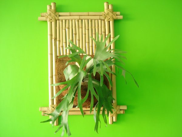 Панно из бамбука