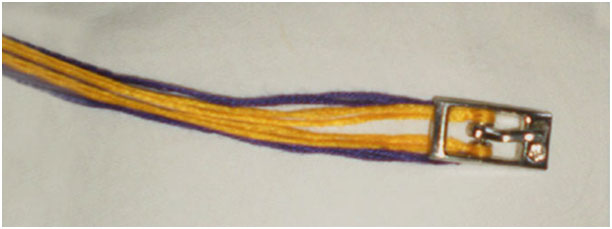 Схема плетения ниток мулине 4, фото
