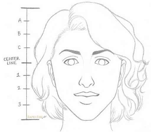 Как нарисовать женское лицо - шаг 10