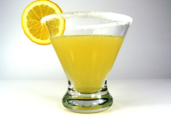 Как сделать ободок лимона на бокале