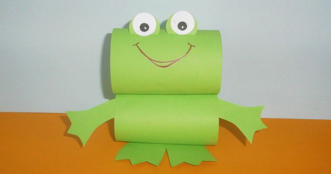Как сделать лягушку из бумаги - пошаговый мастер-класс с фото