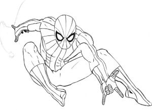 как нарисовать человека паука 13