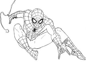 как нарисовать человека паука 14