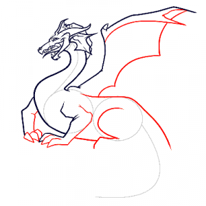 как нарисовать дракона 26
