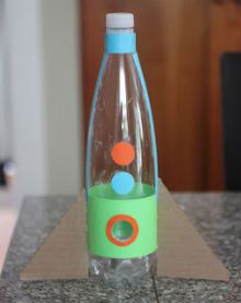 детская поделка ракета из бутылки 2