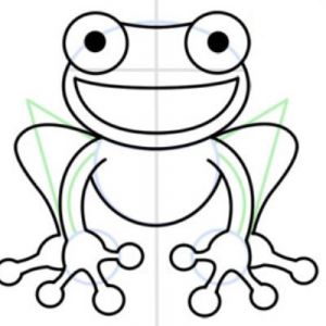 Как нарисовать лягушку 29