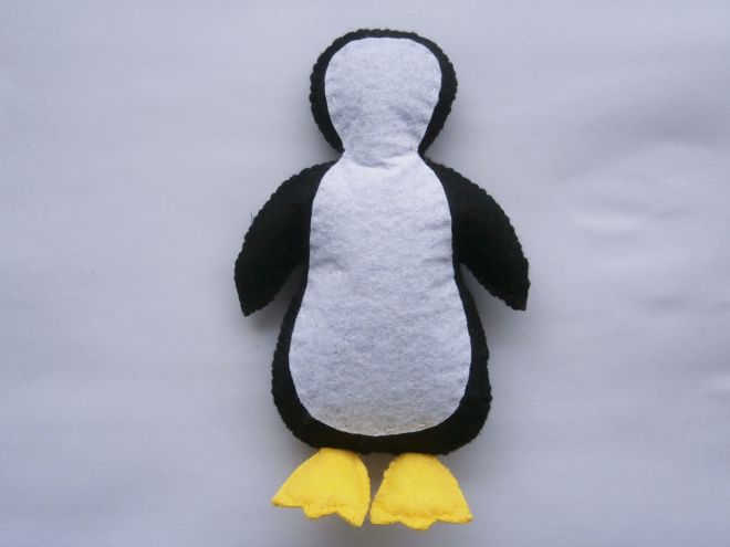 Пингвин из фетра17