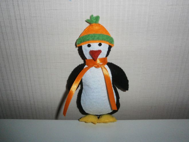 Пингвин из фетра22