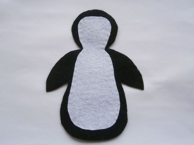 Пингвин из фетра9