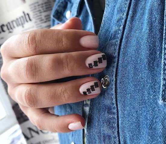 Самые модные нейл-дизайны для коротких ногтей 2019-2020: фото минимализм