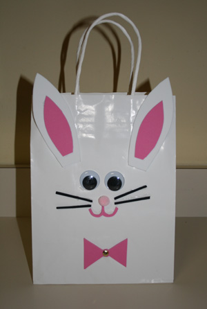 easter bunny bag craft