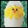 Devilled Easter Egg Chicks Craft for Kids