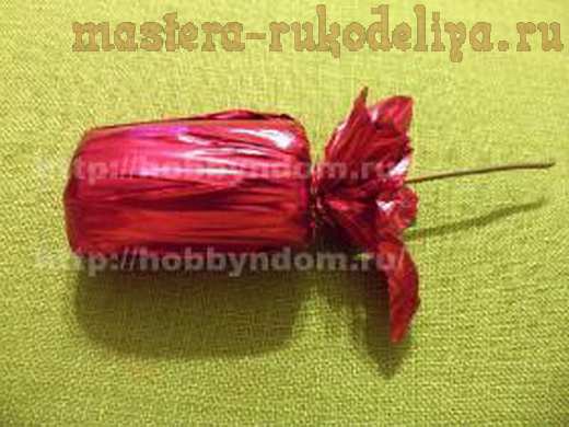 Мастер-класс по букетам из конфет: Малинка