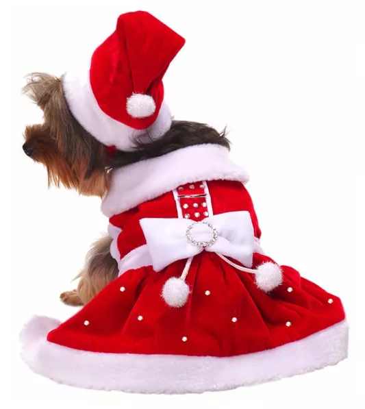 костюм снегурочки для собаки