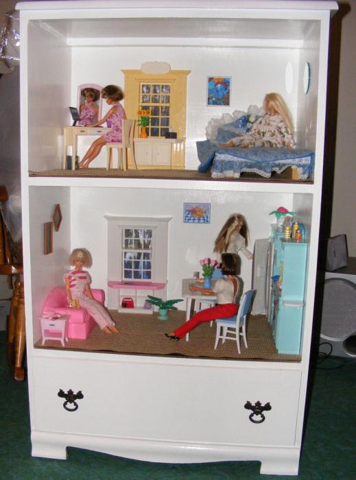 как делать дом для кукол