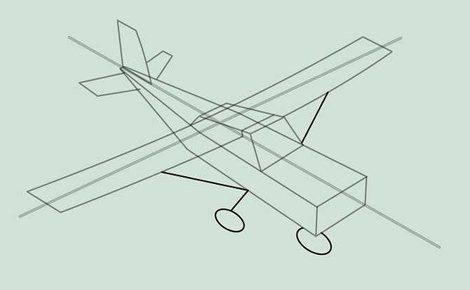 как рисовать самолет для детей 